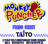 Monkey Puncher Title Screen
